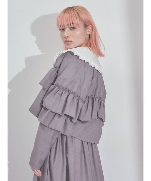 merry jenny（メリージェニー）の「ラッフルフリルジャケット