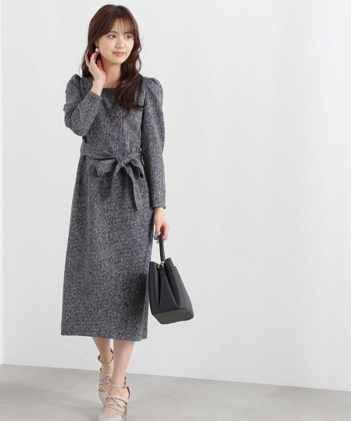 PROPORTION BODY DRESSING（プロポーションボディドレッシング）の「フロント釦タイトワンピース / 1213140107（ワンピース・レディース・グレー/ネイビー・X-SMALL/SMALL/MEDIUM）」の8枚目の写真