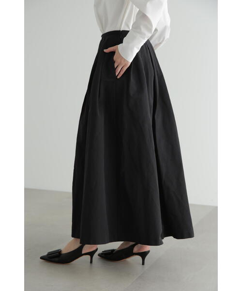 JILL STUART（ジルスチュアート）の「◆ランダムタックグログランスカート（スカート・レディース・グリーン/ブラック・2/0/4）」の17枚目の写真