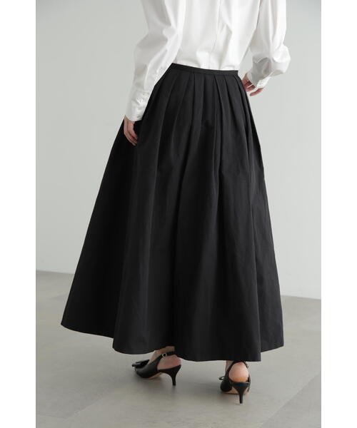 JILL STUART（ジルスチュアート）の「◆ランダムタックグログランスカート（スカート・レディース・グリーン/ブラック・2/0/4）」の18枚目の写真