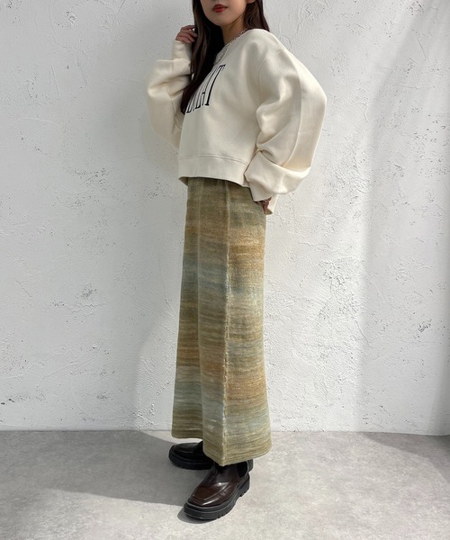 apres jour mignon(アプレジュールミニョン)の「グラデナロースカート【ZOZOTOWN限定アイテム】(スカート・レディース・ブラック/パープル/グリーン・SMALL/X-LARGE/MEDIUM)」の12枚目の写真