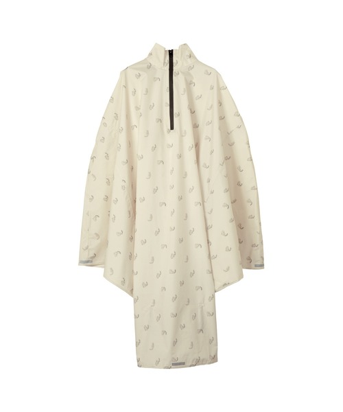 Wpc.（ダブリュピーシー）の「チャリーポンポン（レインコート/ポンチョ・レディース・ホワイト系その他/グレー系その他/ホワイト系その他2/ピンク系その他/ネイビー×ホワイト/ネイビー/ドット/ホワイト系その他3/ブラック系その他2/オフホワイト/ベージュ・FREE）」の5枚目の写真