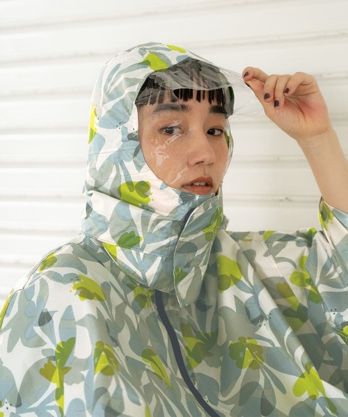 Wpc.（ダブリュピーシー）の「チャリーポンポン（レインコート/ポンチョ・レディース・ホワイト系その他/グレー系その他/ホワイト系その他2/ピンク系その他/ネイビー×ホワイト/ネイビー/ドット/ホワイト系その他3/ブラック系その他2/オフホワイト/ベージュ・FREE）」の17枚目の写真