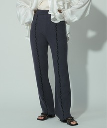 Ezick | Mellow flare leg ニットパンツ(その他パンツ)