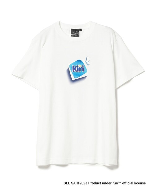 BEAMS T（ビームスティー）の「BEAMS T / Kiri（TM）別注 Tシャツ（Tシャツ/カットソー・メンズ・ホワイト/ネイビー・S/L/XL/M）」の3枚目の写真