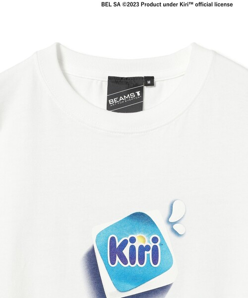 BEAMS T（ビームスティー）の「BEAMS T / Kiri（TM）別注 Tシャツ（Tシャツ/カットソー・メンズ・ホワイト/ネイビー・S/L/XL/M）」の4枚目の写真