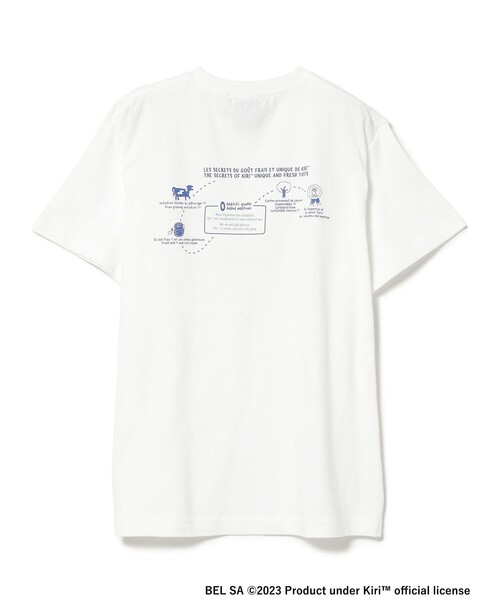 BEAMS T（ビームスティー）の「BEAMS T / Kiri（TM）別注 Tシャツ（Tシャツ/カットソー・メンズ・ホワイト/ネイビー・S/L/XL/M）」の7枚目の写真