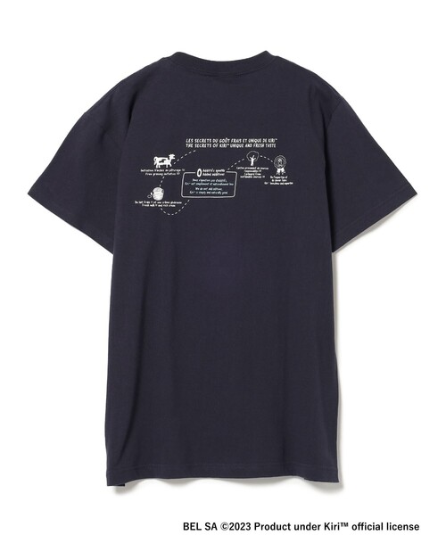 BEAMS T（ビームスティー）の「BEAMS T / Kiri（TM）別注 Tシャツ（Tシャツ/カットソー・メンズ・ホワイト/ネイビー・S/L/XL/M）」の10枚目の写真