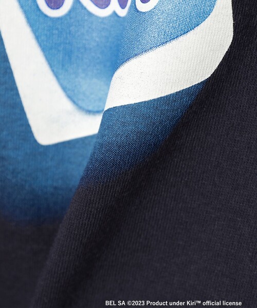 BEAMS T（ビームスティー）の「BEAMS T / Kiri（TM）別注 Tシャツ（Tシャツ/カットソー・メンズ・ホワイト/ネイビー・S/L/XL/M）」の11枚目の写真