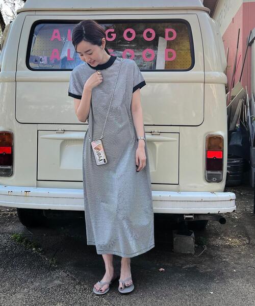 coen（コーエン）の「【WEB限定】リピT・USAコットンハイネックロングTシャツワンピース（ワンピース・レディース・ダークグレー/ブラウン/その他3/イエロー/その他1/ブラック・S/M）」の21枚目の写真