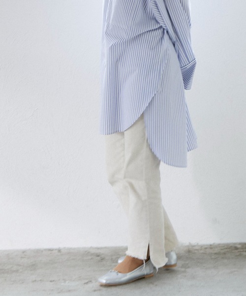 noyau（ノヤウ）の「スクエアトゥリボンバレエシューズ（バレエシューズ・レディース・ブラック/シルバー/アイボリー・S/L/M/LL）」の6枚目の写真