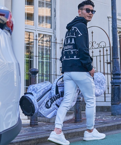 【セール】『C.V.R.A/シーブイアールエー』ブランド刺繍ゴルフパンツ(スウェットパンツ)|SILVER BULLET(シルバーバレット) 【セール】『C.V.R.A/シーブイアールエー』ブランド刺繍ゴルフパンツ(スウェットパンツ)|SILVER BULLET(シルバーバレット)