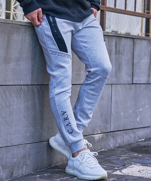 【セール】『C.V.R.A/シーブイアールエー』ブランド刺繍ゴルフパンツ(スウェットパンツ)|SILVER BULLET(シルバーバレット) 【セール】『C.V.R.A/シーブイアールエー』ブランド刺繍ゴルフパンツ(スウェットパンツ)|SILVER BULLET(シルバーバレット)