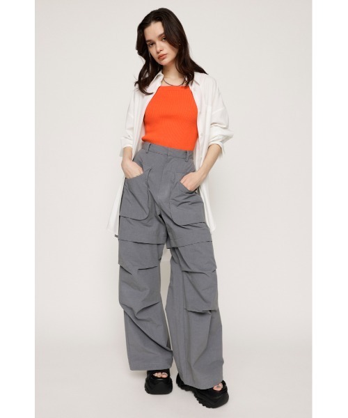 SLY（スライ）の「BACK OPEN OVERSIZE SH バックオープン オーバーサイズ シャツ ビッグサイズ スリット（シャツ/ブラウス・レディース・ライトブラック/ホワイト/ピンク・FREE）」の5枚目の写真