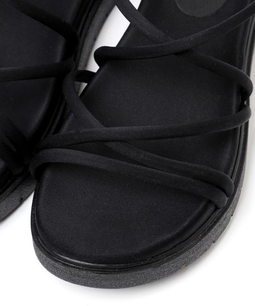 mysty woman（ミスティウーマン）の「ナロースポサン 188708（サンダル・レディース・ブラック/グレイッシュベージュ/ダークブラウン・MEDIUM/LARGE）」の11枚目の写真