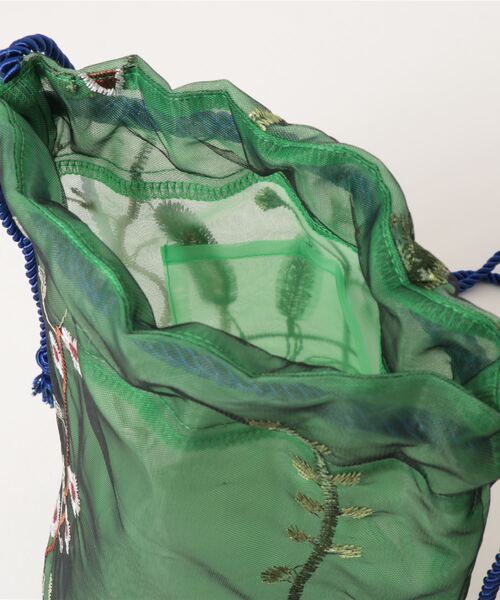 チャイハネ（チャイハネ）の「【チャイハネ】シュルリ巾着ポシェット ミニショルダーバッグ（ショルダーバッグ・レディース・ピンク/グリーン/パープル・FREE）」の14枚目の写真