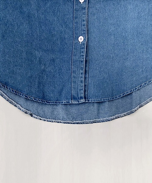 美品　希少　2000年製　neighborhood半袖シャツ　デニム　レディース 美品 希少 2000年製 neighborhood半袖シャツ デニム レディース