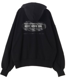 ROXY SINCE1990 ZIP/ロキシーバックプリントジップアップパーカー