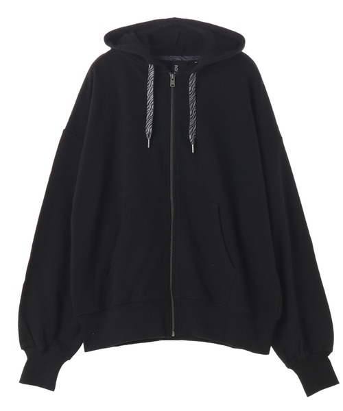 ROXY（ロキシー）の「ROXY SINCE1990 ZIP/ロキシーバックプリントジップアップパーカー（パーカー・レディース・グレー/ブラック/ベージュ・MEDIUM/LARGE）」の4枚目の写真