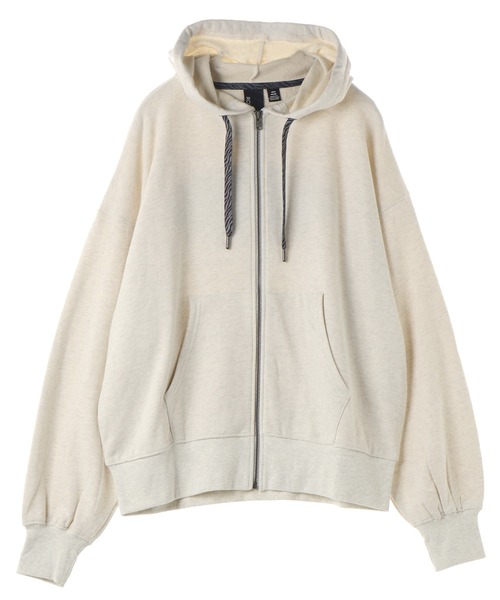 ROXY（ロキシー）の「ROXY SINCE1990 ZIP/ロキシーバックプリントジップアップパーカー（パーカー・レディース・グレー/ブラック/ベージュ・MEDIUM/LARGE）」の8枚目の写真