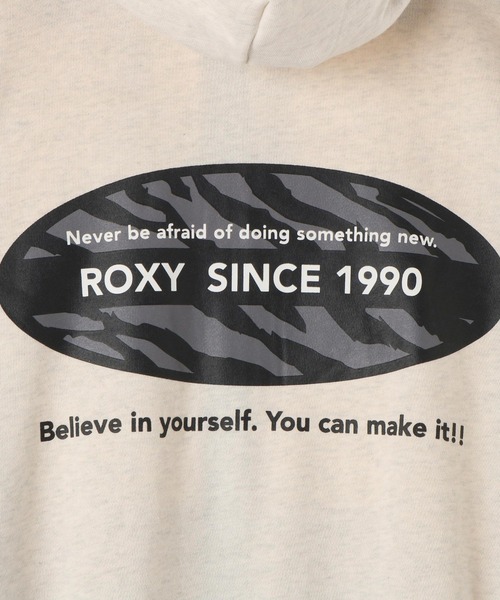 ROXY（ロキシー）の「ROXY SINCE1990 ZIP/ロキシーバックプリントジップアップパーカー（パーカー・レディース・グレー/ブラック/ベージュ・MEDIUM/LARGE）」の10枚目の写真