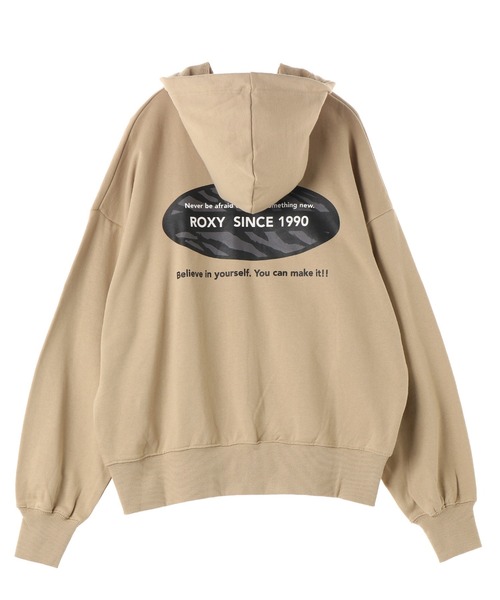 ROXY（ロキシー）の「ROXY SINCE1990 ZIP/ロキシーバックプリントジップアップパーカー（パーカー・レディース・グレー/ブラック/ベージュ・MEDIUM/LARGE）」の14枚目の写真
