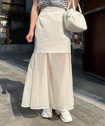 one after another NICE CLAUP | トレンドのシアー感が大人可愛い。リバーシブルシアースカート(スカート)