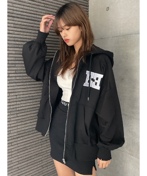 ENVYM（アンビー）の「Eロゴジップパーカー（パーカー）」 - WEAR