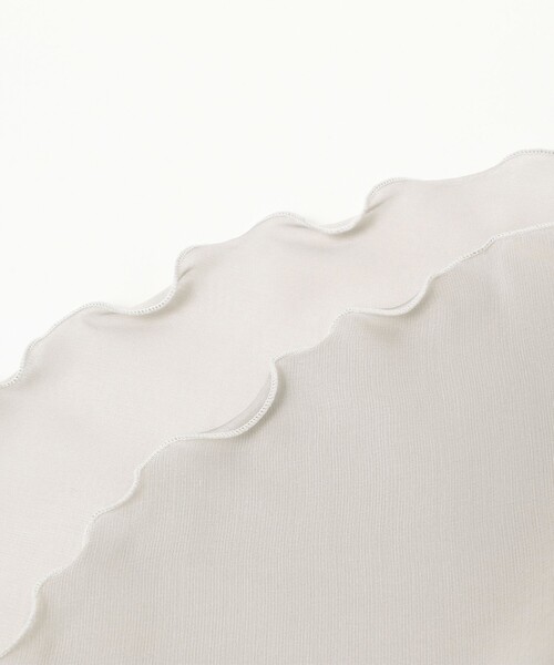 BRILLA per il gusto（ブリッラペルイルグースト）の「Brilla per il gusto / シルク ソリッド シフォン チーフ（ポケットチーフ・メンズ・シルバー/ブラック/ネイビー・ONE SIZE）」の4枚目の写真