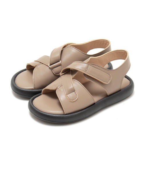 SOROTTO（ソロット）の「ふわふわインソールのフラットサンダル（サンダル・キッズ・ライトブラウン/ブラック/ゴールド/パープル/ホワイト・16.0cm/17.0cm/18.0cm/19.0cm/20.0cm/21.0cm/22.0cm）」の16枚目の写真