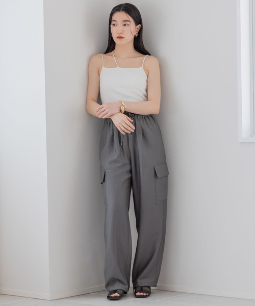 LOWRYS FARM（ローリーズファーム）の「スタイルUPカップアシメＳＴ　177888（タンクトップ・レディース・アイボリー/その他/ブラック/ブラック系その他・FREE）」の17枚目の写真