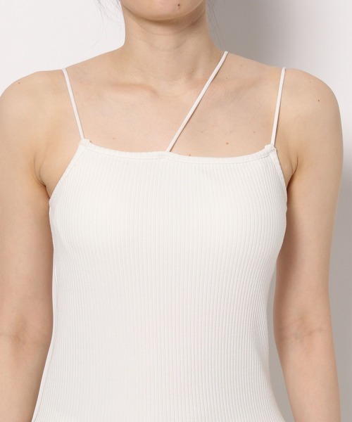 LOWRYS FARM（ローリーズファーム）の「スタイルUPカップアシメＳＴ　177888（タンクトップ・レディース・アイボリー/その他/ブラック/ブラック系その他・FREE）」の18枚目の写真