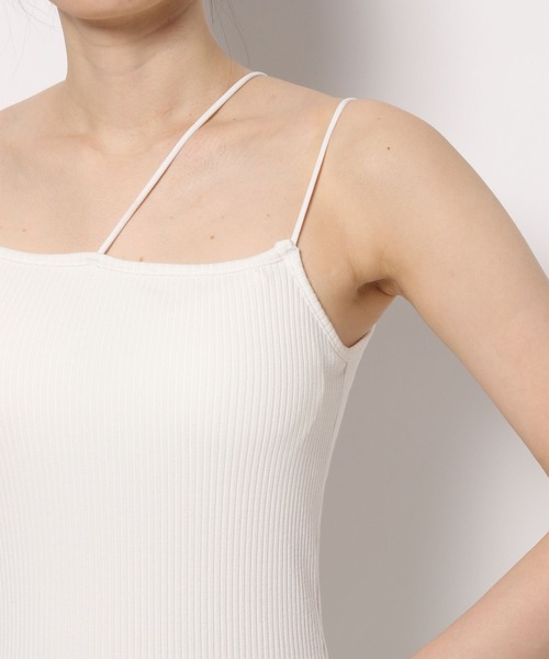 LOWRYS FARM（ローリーズファーム）の「スタイルUPカップアシメＳＴ　177888（タンクトップ・レディース・アイボリー/その他/ブラック/ブラック系その他・FREE）」の14枚目の写真