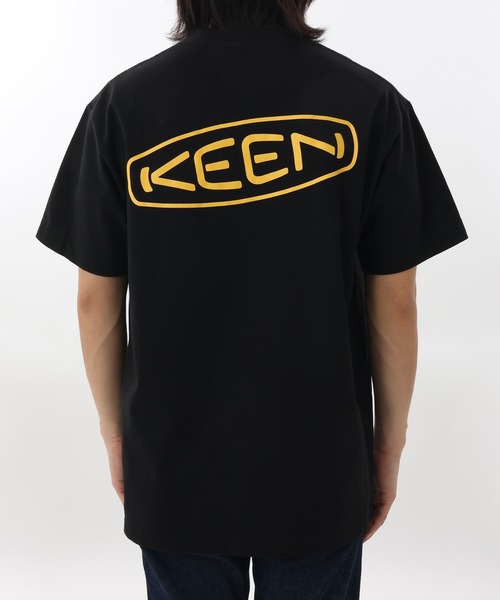 KEEN(キーン)の「OC/RP C&B LOGO TEE / オーシーアールピー シーアンドビー ロゴ ティー(Tシャツ/カットソー・メンズ・ブラック・S/M/L/XL)」の1枚目の写真