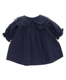 オーガンジーカラーブラウス