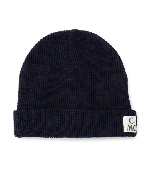 coen（コーエン）の「【C.MC】コットンワッフルビーニー（ニット帽）（ニットキャップ/ビーニー・メンズ・ブラック/グレー/コバルトブルー/ネイビー・フリー）」の3枚目の写真