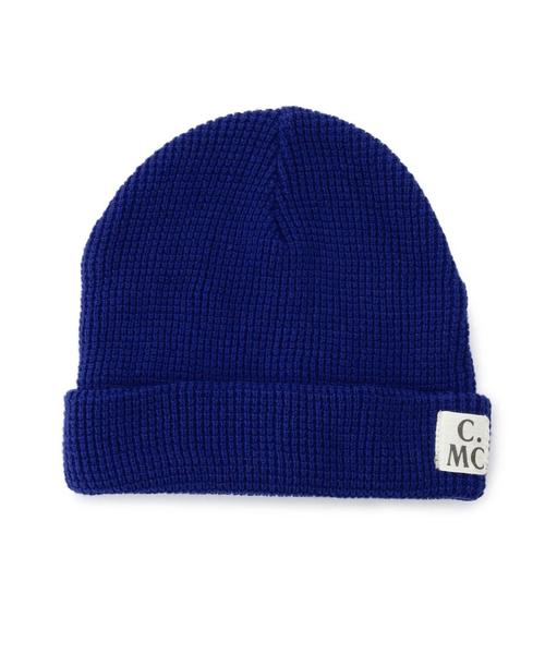 coen（コーエン）の「【C.MC】コットンワッフルビーニー（ニット帽）（ニットキャップ/ビーニー・メンズ・ブラック/グレー/コバルトブルー/ネイビー・フリー）」の4枚目の写真