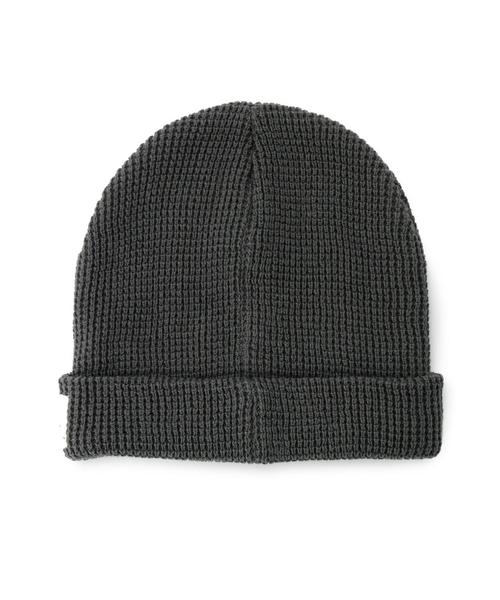 coen（コーエン）の「【C.MC】コットンワッフルビーニー（ニット帽）（ニットキャップ/ビーニー・メンズ・ブラック/グレー/コバルトブルー/ネイビー・フリー）」の7枚目の写真