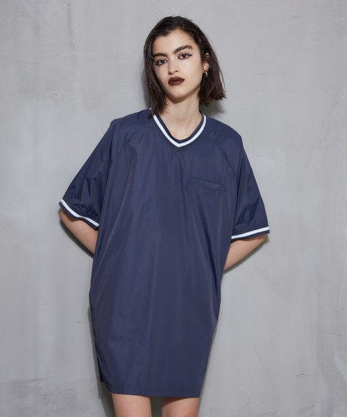 WONEM(ウォンエム)の「frostedラインミニワンピース(ワンピース・レディース・カーキ/ネイビー・FREE)」の15枚目の写真