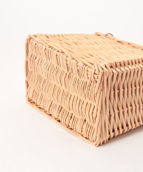 KOBE LETTUCE（コウベレタス）の「ラタン素材サークルorスクエアカゴバッグ（かごバッグ・レディース・その他1/その他2・FREE）」の7枚目の写真