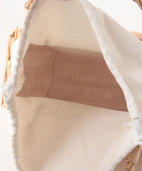 KOBE LETTUCE（コウベレタス）の「ラタン素材サークルorスクエアカゴバッグ（かごバッグ・レディース・その他1/その他2・FREE）」の6枚目の写真