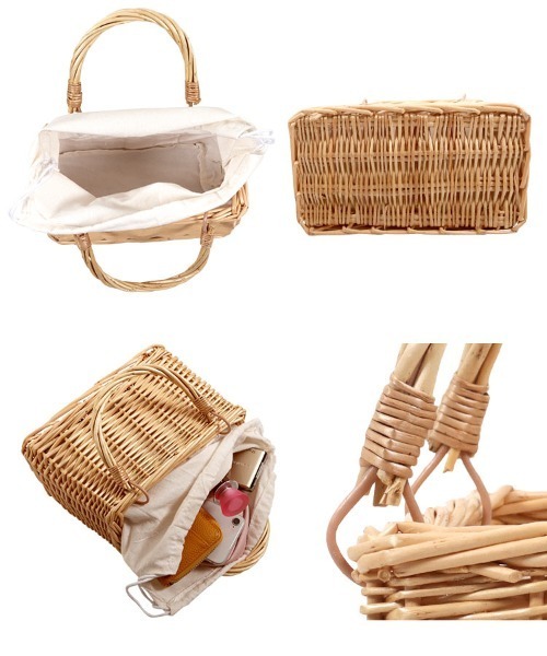 KOBE LETTUCE（コウベレタス）の「ラタン素材サークルorスクエアカゴバッグ（かごバッグ・レディース・その他1/その他2・FREE）」の18枚目の写真