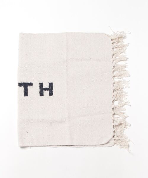 PUEBCO（プエブコ）の「HANDLOOMED RECYCLE YARN BATH MAT（ラグ/マット・メンズ・ライトグレー/ホワイト/ネイビー・ONE SIZE）」の5枚目の写真