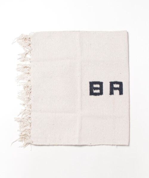 PUEBCO（プエブコ）の「HANDLOOMED RECYCLE YARN BATH MAT（ラグ/マット・メンズ・ライトグレー/ホワイト/ネイビー・ONE SIZE）」の10枚目の写真