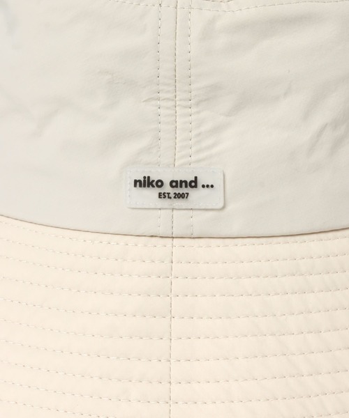 niko and...（ニコアンド）の「オリジナルアソートバケットハット（ハット・レディース・ブラック/アイボリー/オレンジ・FREE）」の8枚目の写真