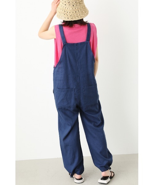 RODEO CROWNS WIDE BOWL（ロデオクラウンズワイドボウル）の「ワイドリラックスサロペット（サロペット/オーバーオール・レディース・ブラウン/ライム/ネイビー・FREE）」の11枚目の写真