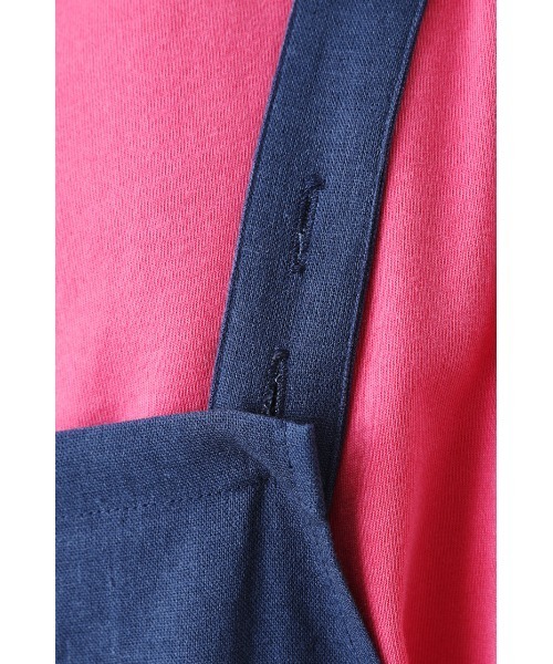 RODEO CROWNS WIDE BOWL（ロデオクラウンズワイドボウル）の「ワイドリラックスサロペット（サロペット/オーバーオール・レディース・ブラウン/ライム/ネイビー・FREE）」の13枚目の写真