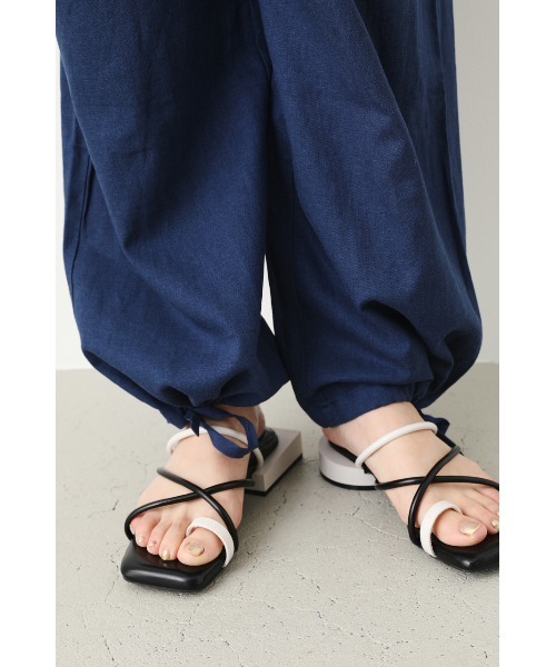 RODEO CROWNS WIDE BOWL（ロデオクラウンズワイドボウル）の「ワイドリラックスサロペット（サロペット/オーバーオール・レディース・ブラウン/ライム/ネイビー・FREE）」の15枚目の写真