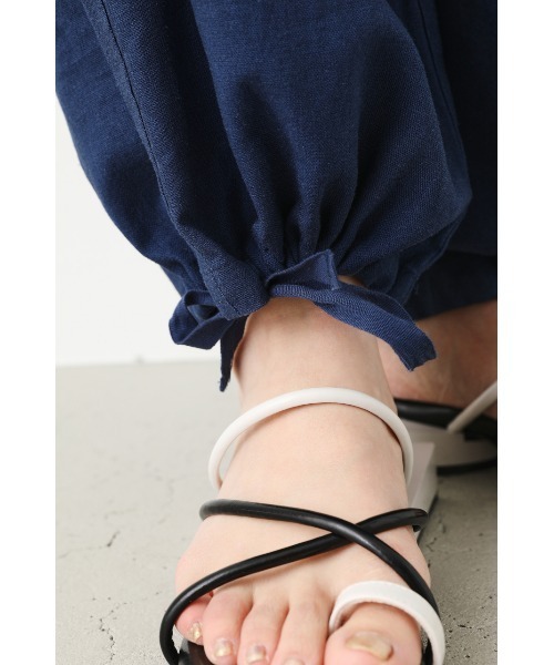 RODEO CROWNS WIDE BOWL（ロデオクラウンズワイドボウル）の「ワイドリラックスサロペット（サロペット/オーバーオール・レディース・ブラウン/ライム/ネイビー・FREE）」の16枚目の写真