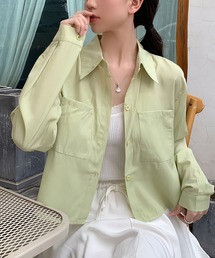 クロップドシャツ